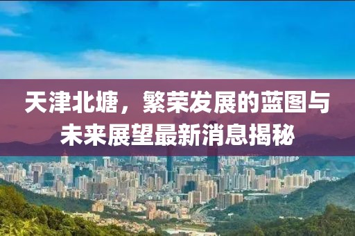 天津北塘，繁榮發(fā)展的藍(lán)圖與未來展望最新消息揭秘