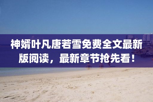 神婿葉凡唐若雪免費全文最新版閱讀，最新章節(jié)搶先看！