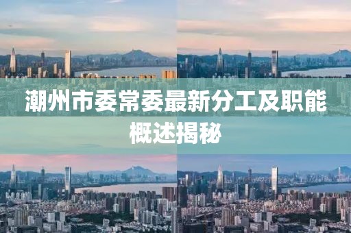 潮州市委常委最新分工及職能概述揭秘