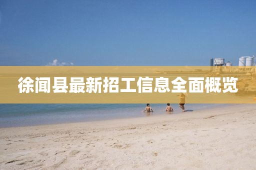 徐聞縣最新招工信息全面概覽