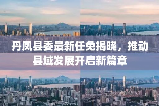 丹鳳縣委最新任免揭曉，推動縣域發(fā)展開啟新篇章