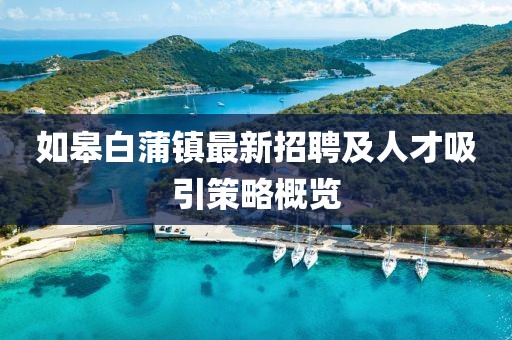 如皋白蒲鎮(zhèn)最新招聘及人才吸引策略概覽
