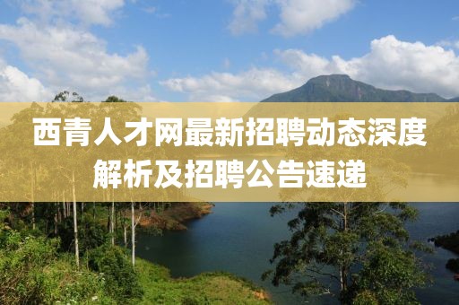 西青人才網(wǎng)最新招聘動態(tài)深度解析及招聘公告速遞