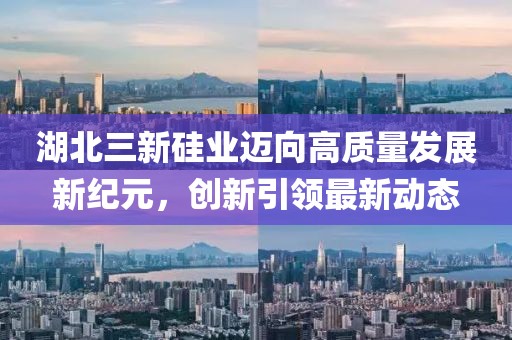 湖北三新硅業(yè)邁向高質(zhì)量發(fā)展新紀(jì)元，創(chuàng)新引領(lǐng)最新動(dòng)態(tài)