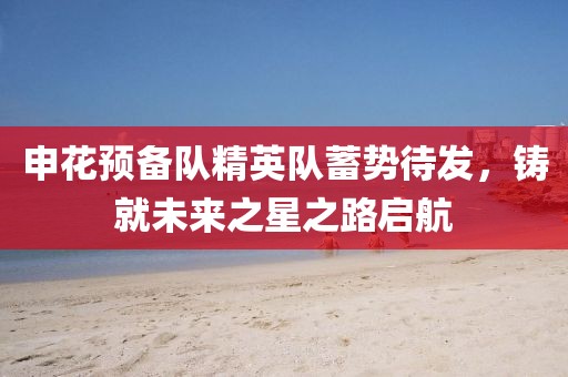申花預(yù)備隊(duì)精英隊(duì)蓄勢(shì)待發(fā)，鑄就未來(lái)之星之路啟航
