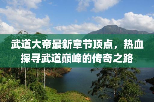 武道大帝最新章節(jié)頂點(diǎn)，熱血探尋武道巔峰的傳奇之路