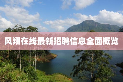 風(fēng)翔在線最新招聘信息全面概覽