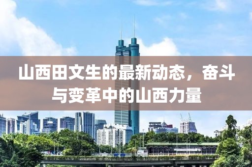 山西田文生的最新動(dòng)態(tài)，奮斗與變革中的山西力量