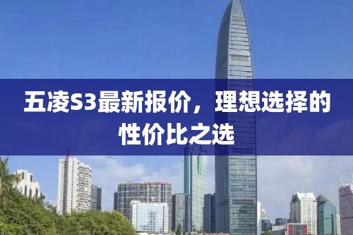 五凌S3最新報價，理想選擇的性價比之選