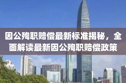 因公殉職賠償最新標(biāo)準(zhǔn)揭秘，全面解讀最新因公殉職賠償政策