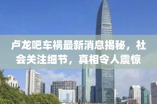 盧龍吧車禍最新消息揭秘，社會關(guān)注細(xì)節(jié)，真相令人震驚