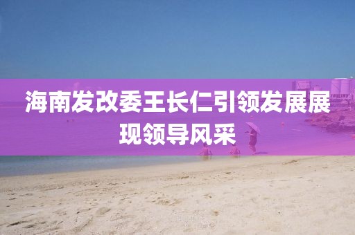海南發(fā)改委王長仁引領(lǐng)發(fā)展展現(xiàn)領(lǐng)導(dǎo)風(fēng)采