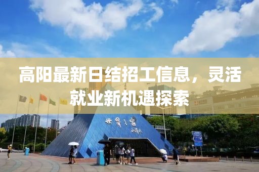 高陽最新日結(jié)招工信息，靈活就業(yè)新機(jī)遇探索