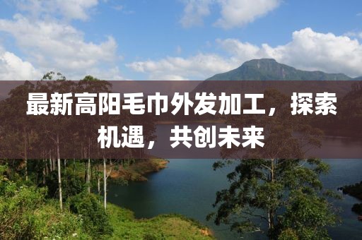 最新高陽毛巾外發(fā)加工，探索機遇，共創(chuàng)未來
