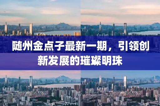 隨州金點(diǎn)子最新一期，引領(lǐng)創(chuàng)新發(fā)展的璀璨明珠