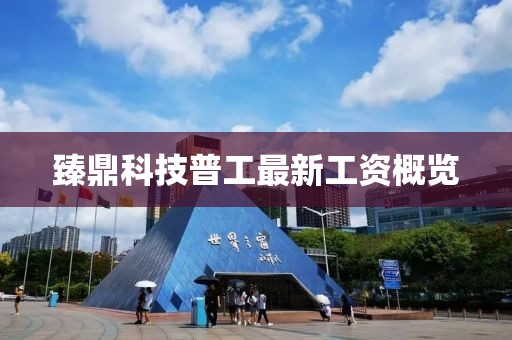 臻鼎科技普工最新工資概覽