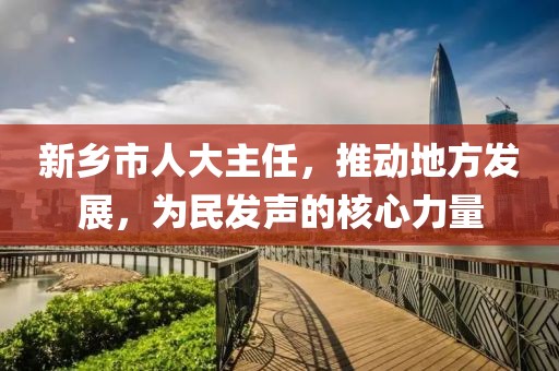 新鄉(xiāng)市人大主任，推動(dòng)地方發(fā)展，為民發(fā)聲的核心力量