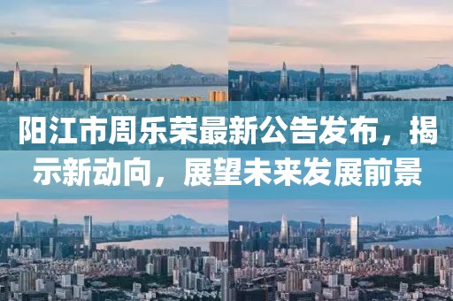 陽(yáng)江市周樂榮最新公告發(fā)布，揭示新動(dòng)向，展望未來(lái)發(fā)展前景