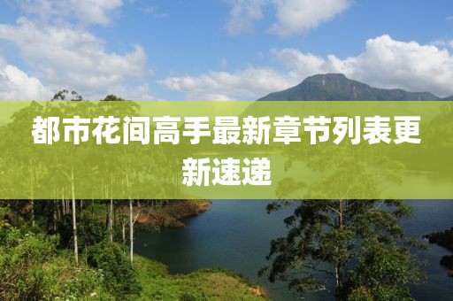 都市花間高手最新章節(jié)列表更新速遞