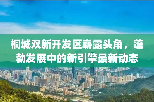 桐城雙新開發(fā)區(qū)嶄露頭角，蓬勃發(fā)展中的新引擎最新動態(tài)