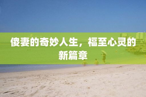 傻妻的奇妙人生，福至心靈的新篇章