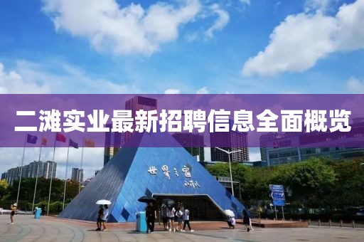 二灘實業(yè)最新招聘信息全面概覽