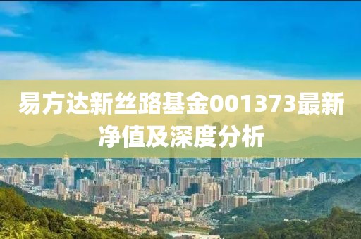 易方達(dá)新絲路基金001373最新凈值及深度分析