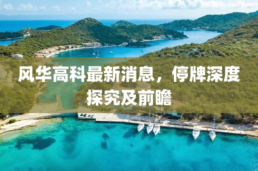 風(fēng)華高科最新消息，停牌深度探究及前瞻