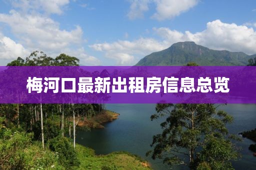 梅河口最新出租房信息總覽
