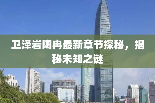 衛(wèi)澤巖陶冉最新章節(jié)探秘，揭秘未知之謎