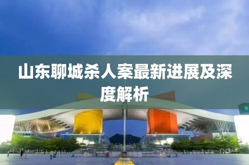 山東聊城殺人案最新進(jìn)展及深度解析